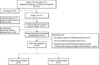 Multiparametric MRI-based nomograms in predicting positive surgical margins of prostate cancer after laparoscopic radical prostatectomy